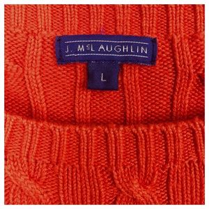 J McLaughlin Apple Red Sweater🍎